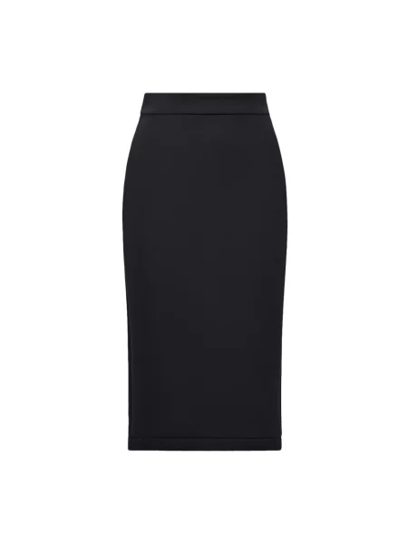 Spódnica Moncler neoprenowa czarna