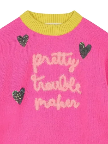 Sweter dziecięcy Billieblush różowy
