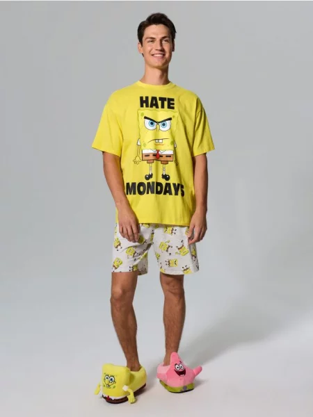 Sinsay dvoudílné pyžamo SpongeBob vícebarevná
