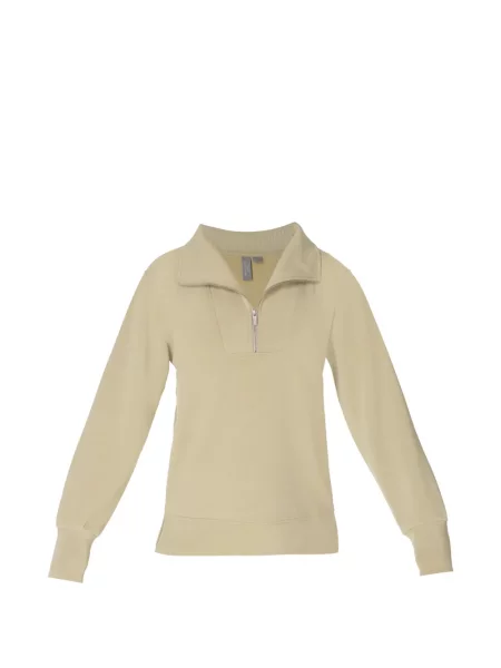 Hanorac cu fermoar Sweaty Betty verde