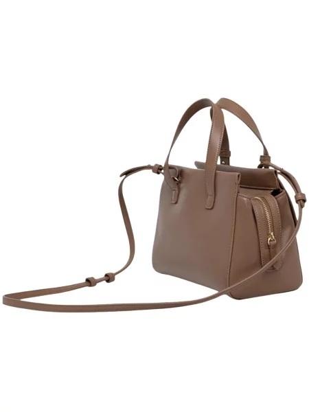 Crossbody kabelka Armani Exchange z ekologickej kože béžová