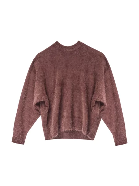 Sweter Moschino brązowy