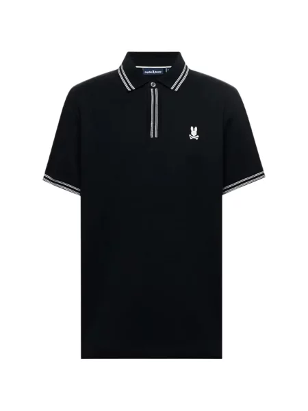 Koszulka polo Psycho Bunny czarna