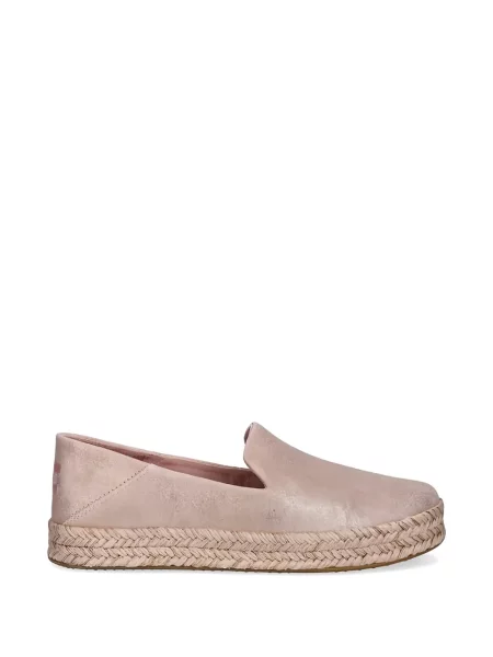Espadrile Toms fără toc roz