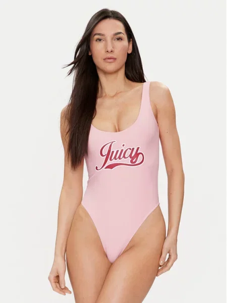 Juicy Couture Strój kąpielowy Retro Devina różowy