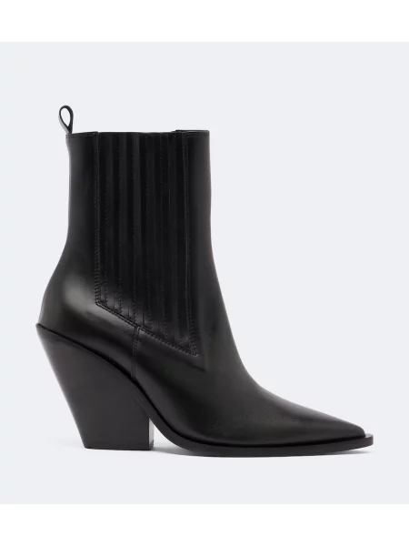 Kožené členkové čižmy Souliers Martinez čierna