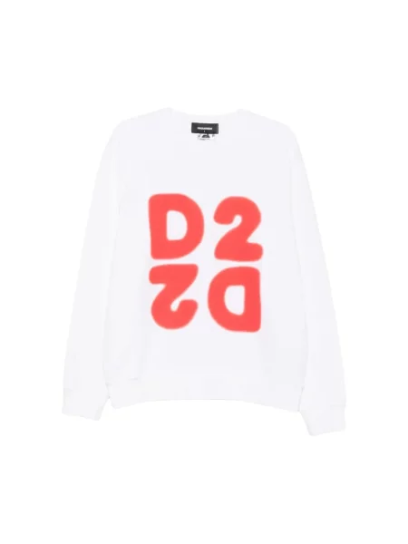 Bluza nierozpinana Dsquared2 biała