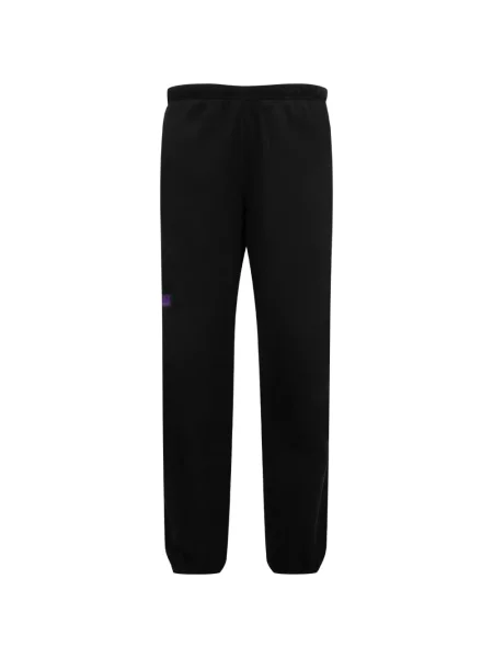 Pantaloni Needles din fleece alergare negru