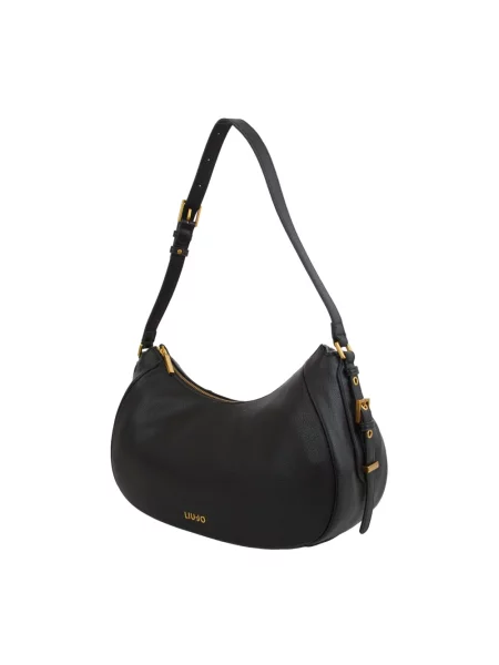 Torebka hobo Liu Jo skórzana czarna