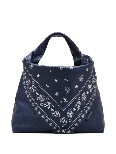 Geanta de piele Marc Jacobs din piele albastru