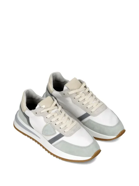 Sneakerși Philippe Model Paris din piele de căprioară gri