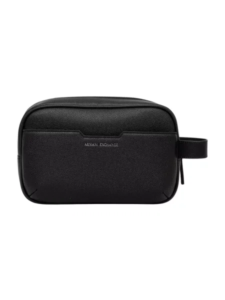 Armani Exchange kosmetyczka czarna