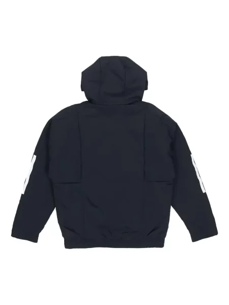 Pruhované krajkové pruhované tričko Adidas s vázáním šedé