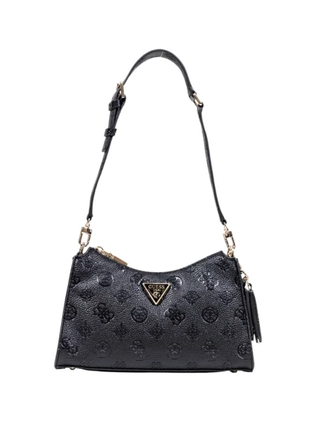 Pikowana torebka Guess czarna