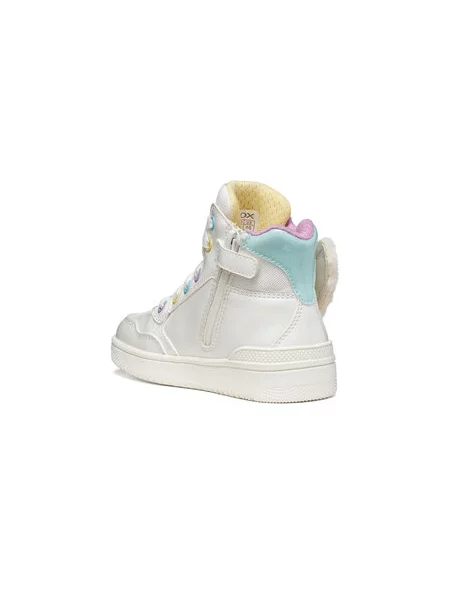 Laisvalaikio batai Geox J Washiba Girl S balta