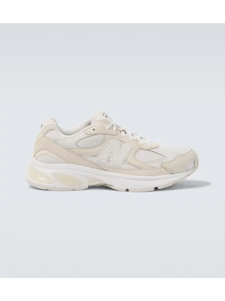 Sneakerși Comme Des Garçons Homme din piele alb