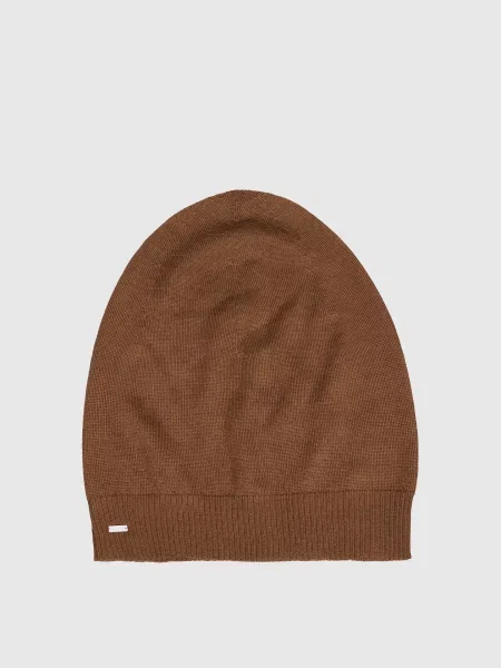 Шапка Saint Laurent коричневая