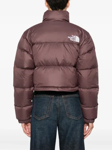 Geacă cu puf The North Face maro