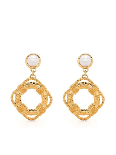 Cercei Moschino cu perle