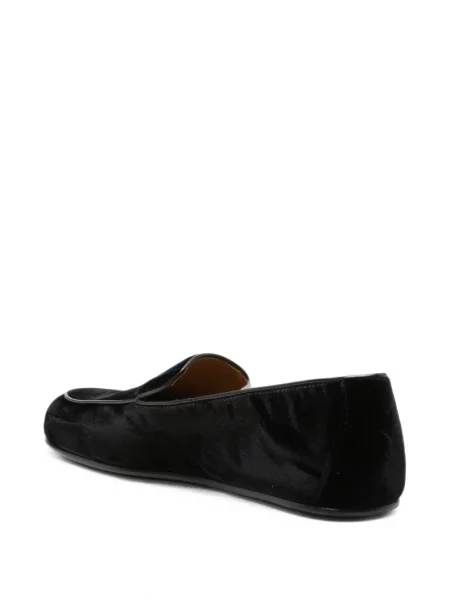 Pantofi loafer Tom Ford de catifea negru