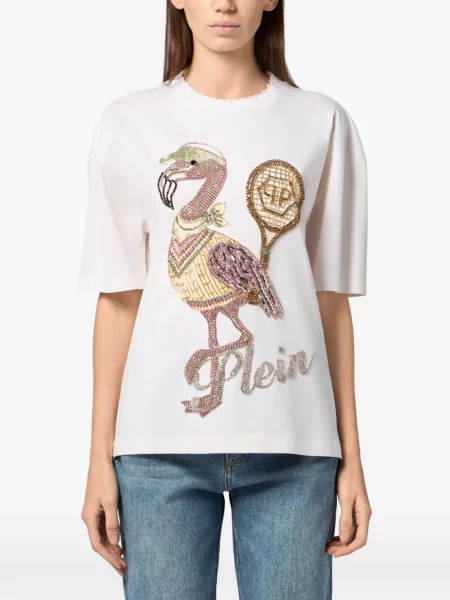 Tricou Philipp Plein alb