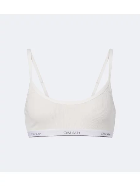 Pletená braletka Calvin Klein Collection bílá