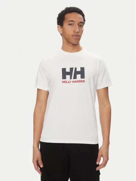 Tričko Helly Hansen Logo white bílé