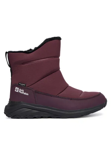 Jack Wolfskin śniegowce bordowy