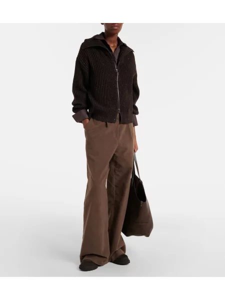 Pulover Brunello Cucinelli maro