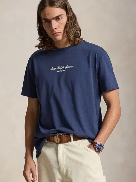 Polo Ralph Lauren tričko pánske modrá