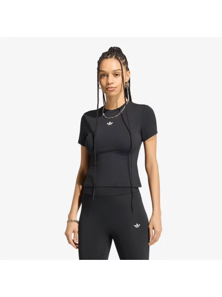 Tričko adidas Essentials Short Sleeve T-SHIRT Black S černé
