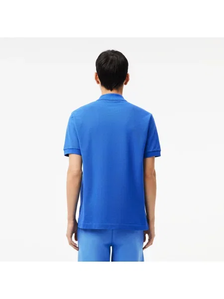 Lacoste Koszulka Polo Oryginał Petit Piqué niebieska