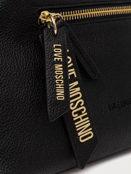 Кожаная сумка Love Moschino