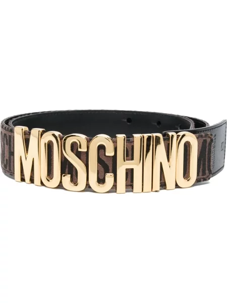 Cu centură curea Moschino din piele