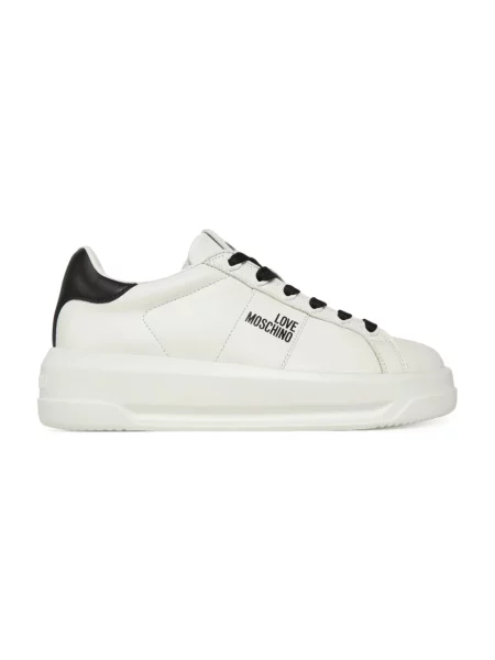 Sneakersy Love Moschino białe