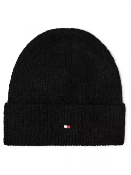 Tommy Hilfiger Căciulă cu adaos de lână negru