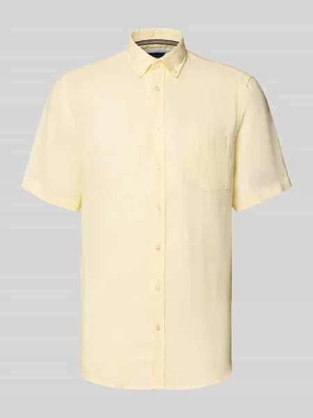 Koszula casual z lnu krój regular fit Christian Berg Men