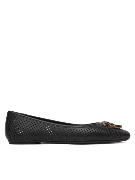 Pinko baleriny skórzane Max 11 czarny