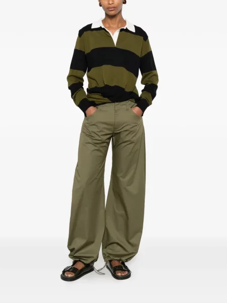 Cu centură pantaloni Eb Denim verde