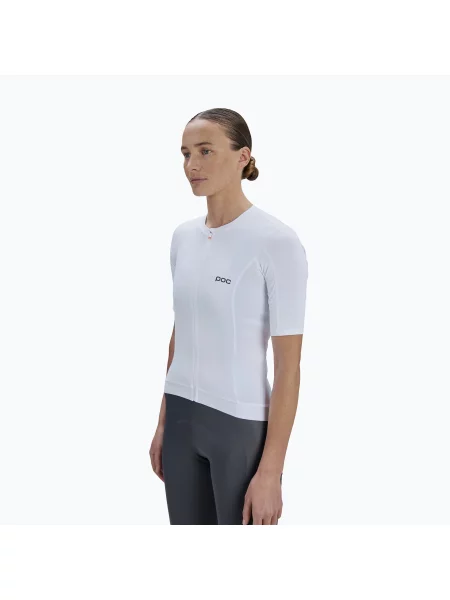 Дамска тениска за колоездене POC Cadence Jersey hydrogen white бяло