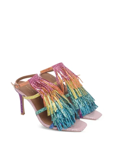 Сандали Kurt Geiger London с ресни розово
