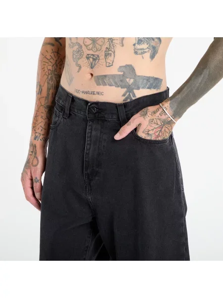 Kalhoty Carhartt Wip s kamínky černé