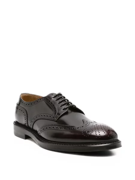 Brogues Doucal's din piele maro