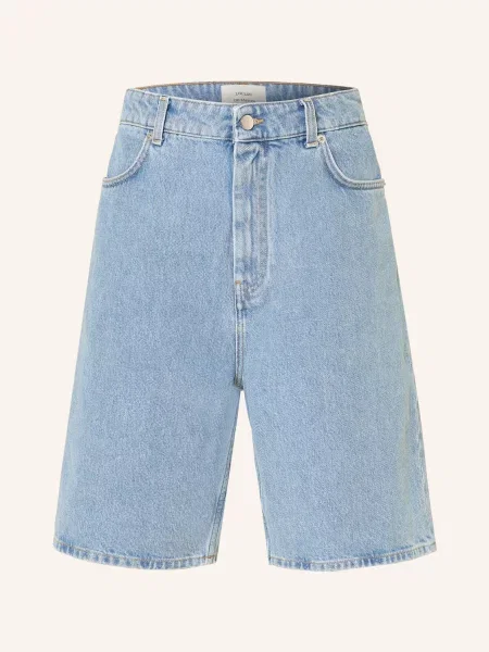 Loulou De Saison Džínové Šortky Isu washed light blue modré