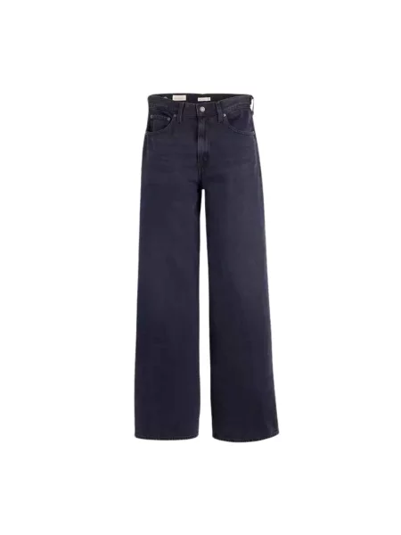 Szerokie jeansy Levi's czarne