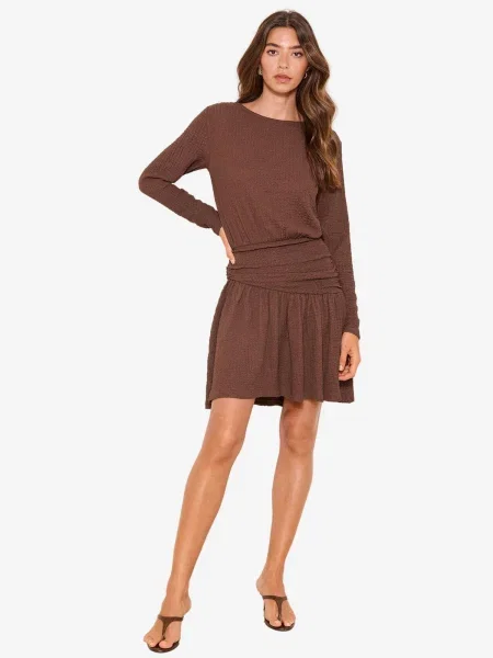 Lipsy Obleka čokolada