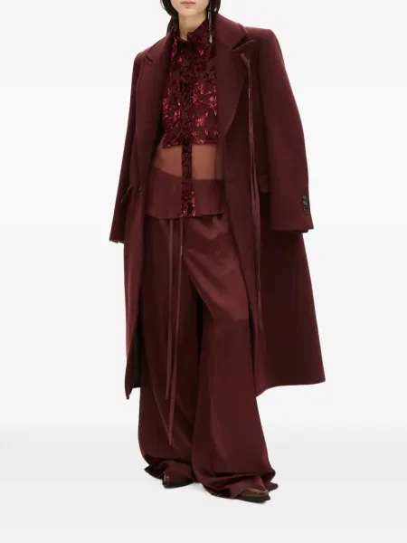 Palton Ann Demeulemeester roșu