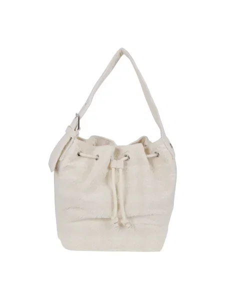 Kapelusz Tory Burch frotte biały