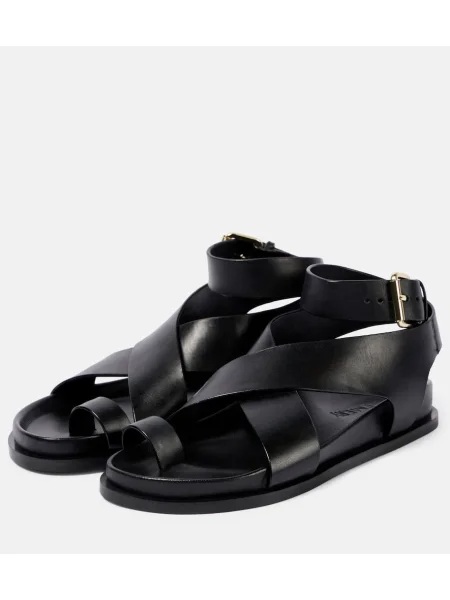 Sandale A.emery din piele negru