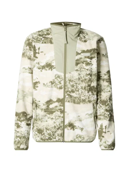 COLUMBIA Funkcionalna jopa iz flisa Sequoia Grove nude / zelena / pastelno zelena bela